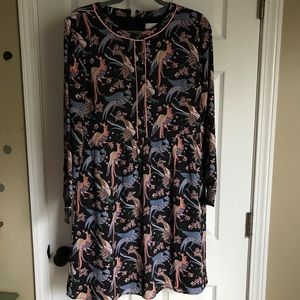 Loft peacock dress size 10